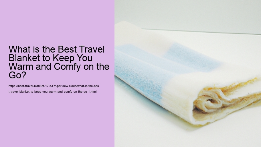 What is the Best Travel Blanket to Keep You Warm and Comfy on the Go?