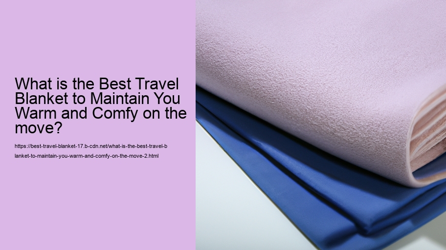 What is the Best Travel Blanket to Maintain You Warm and Comfy on the move?