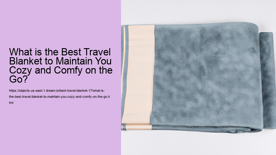 What is the Best Travel Blanket to Maintain You Cozy and Comfy on the Go?