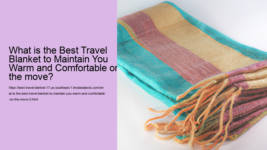 What is the Best Travel Blanket to Maintain You Warm and Comfortable on the move?