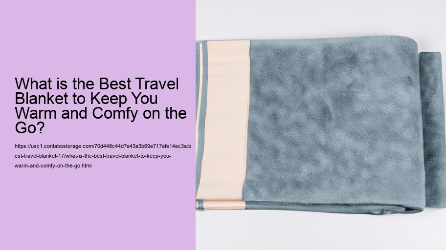 What is the Best Travel Blanket to Keep You Warm and Comfy on the Go?