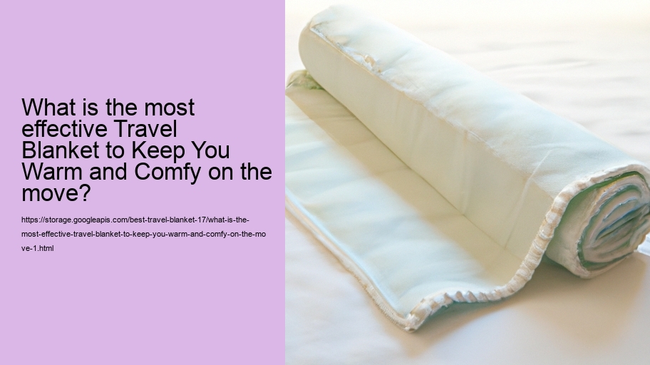 What is the most effective Travel Blanket to Keep You Warm and Comfy on the move?