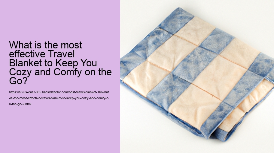 What is the most effective Travel Blanket to Keep You Cozy and Comfy on the Go?