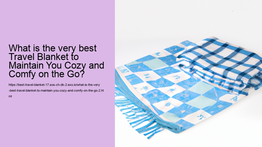 What is the very best Travel Blanket to Maintain You Cozy and Comfy on the Go?