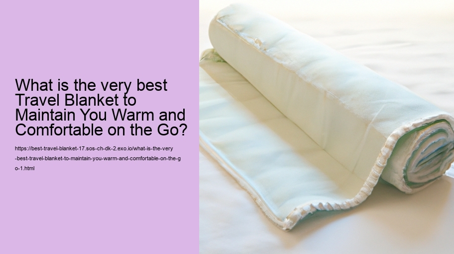 What is the very best Travel Blanket to Maintain You Warm and Comfortable on the Go?