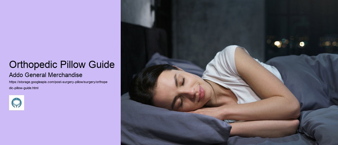 * How I Found Restful Sleep Again After Surgery with a Special Pillow